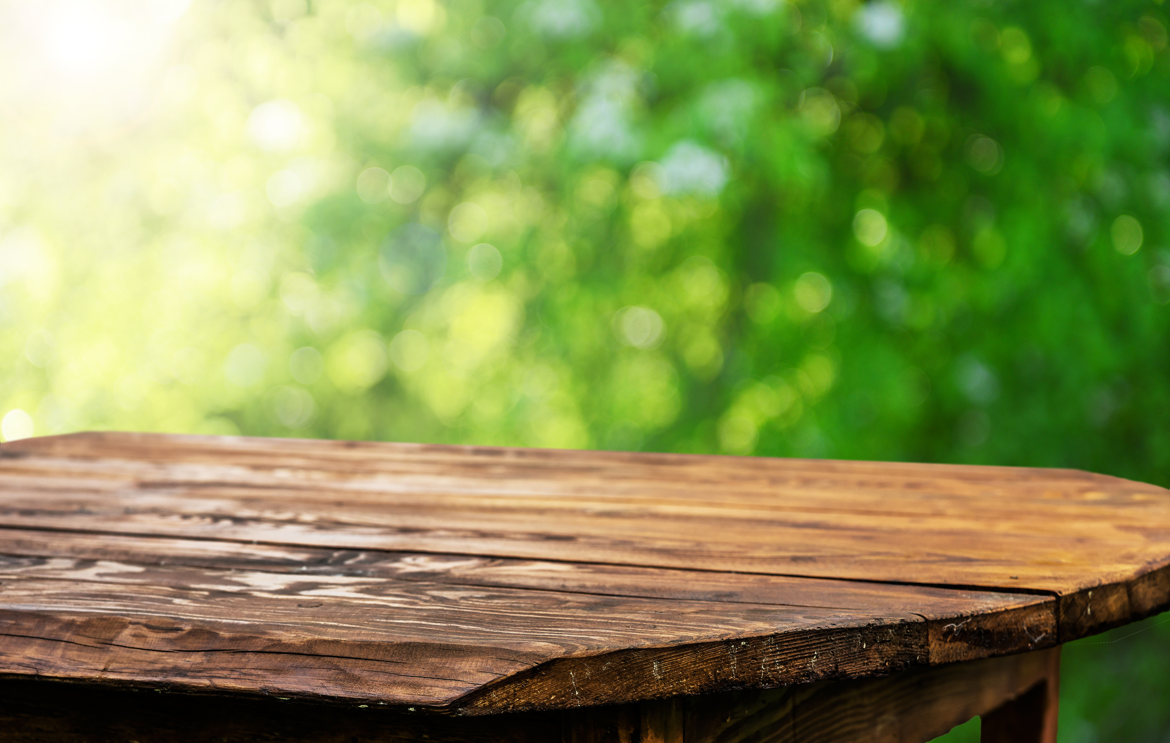 Wooden table background